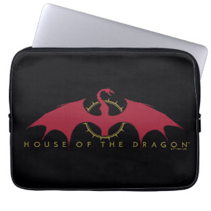 HOUSE OF THE DRAGON   Red Dragon Graphic Laptop Sleeve