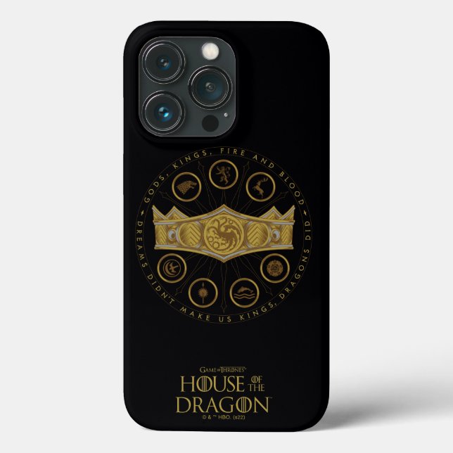 HOUSE OF THE DRAGON | Seven Kingdoms Crown Graphic Case-Mate iPhone Case (Back)