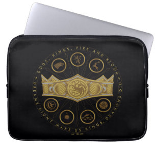 HOUSE OF THE DRAGON   Seven Kingdoms Crown Graphic Laptop Sleeve