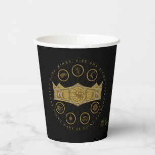 HOUSE OF THE DRAGON   Seven Kingdoms Crown Paper Cups