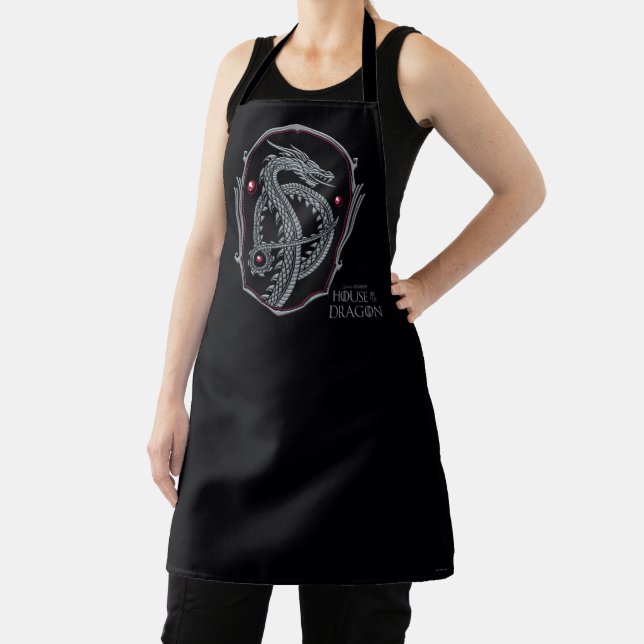 HOUSE OF THE DRAGON | Silver Dragon Crest Apron (Insitu)