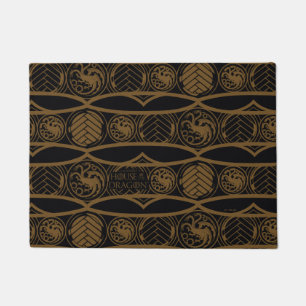 HOUSE OF THE DRAGON   Targaryen Stripe Pattern Doormat