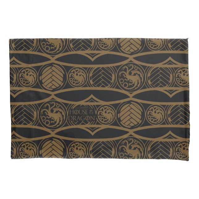 HOUSE OF THE DRAGON | Targaryen Stripe Pattern Pillowcase (Front)