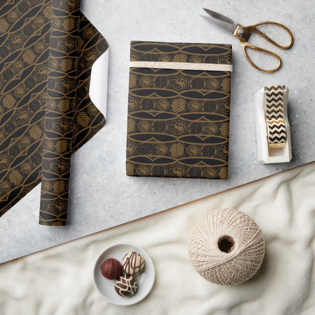 HOUSE OF THE DRAGON | Targaryen Stripe Pattern Wrapping Paper (Crafts)