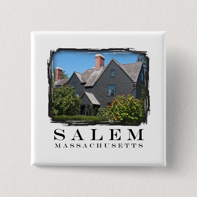 House of the Seven Gable 15 Cm Square Badge (Front)