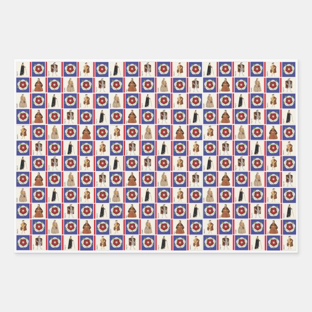 House Of Tudor Wrapping Paper (Front)