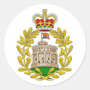 House of Windsor Royal Coat of Arms Classic Round Sticker