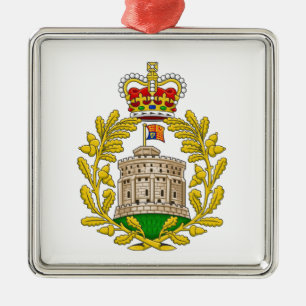 House of Windsor Royal Coat of Arms Metal Tree Decoration