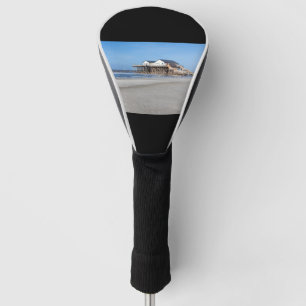 House on stilts at the beach of St. Peter Ording Golf Head Cover