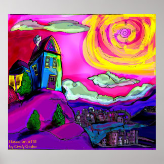 house on the hill poster
