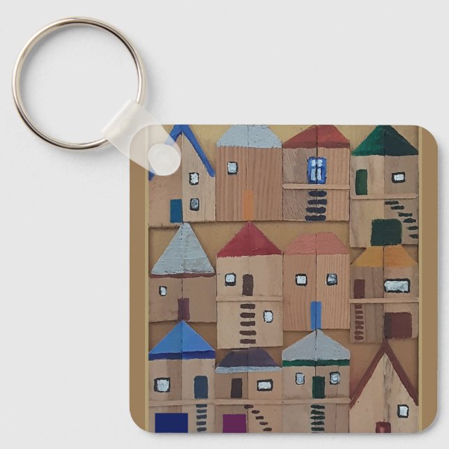 House or apartment keys key ring (Front)