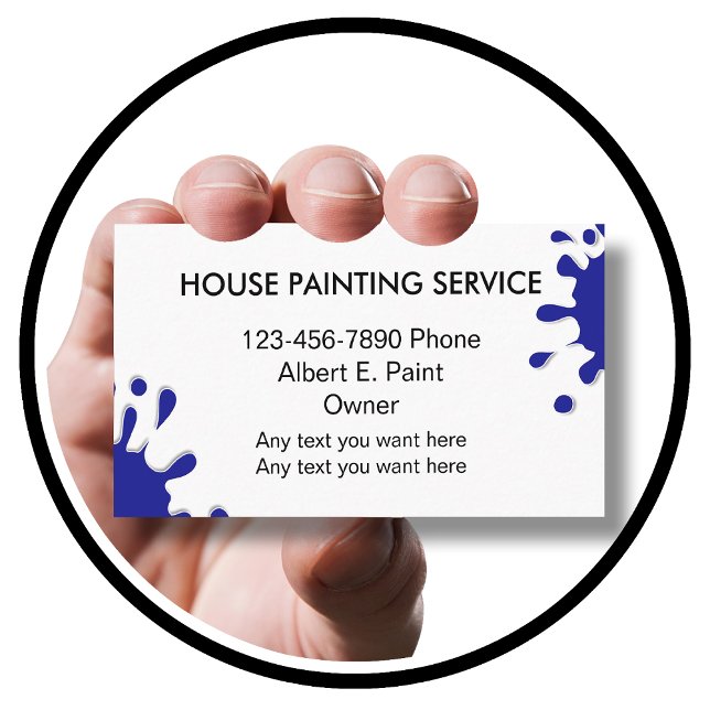 House Painter Business Cards (Creator Uploaded)