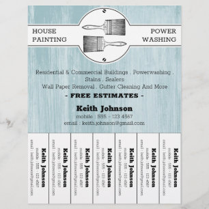 House Painter Decorator Contractor Professional Flyer