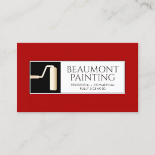 House Painter Roller Brush Business Card