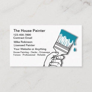 House Painter Unique Modern Business Cards