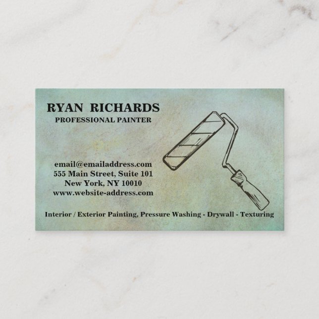 House Painting  Business Card (Front)