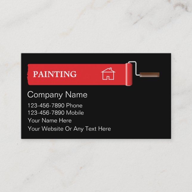 House Painting Business Cards (Front)
