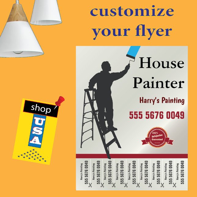 House Painting Service Small Business Flyer (Creator Uploaded)