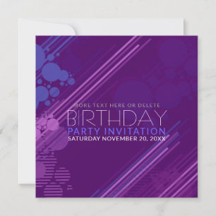 House Party Birthday Invitation