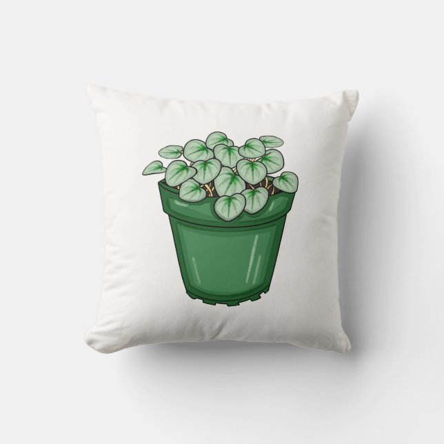 House Plant Hand drawn Plant  Cushion (Front)