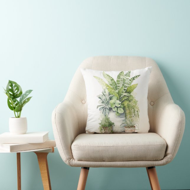 House Plants Cushion (Chair)
