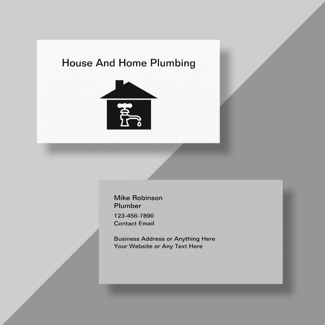 House Plumbing Services Business Cards (Creator Uploaded)