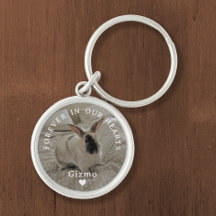 House Rabbit Memorial | Name and Photo Keepsake