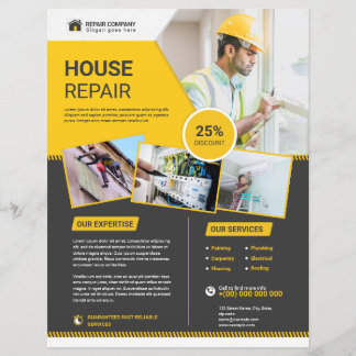 House Repair Service Flyer Template
