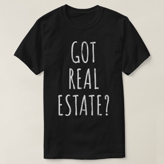 House Retail Funny Realtor Salesperson Real Estate T-Shirt (Design Front)