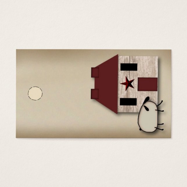 House & Sheep Hang Tag (Front)