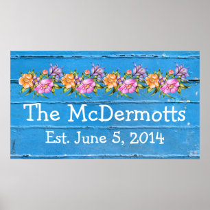 House Sign/ Anniversary / Wedding - SRF Poster