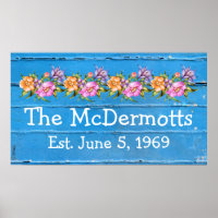 House Sign/ Anniversary / Wedding  - SRF