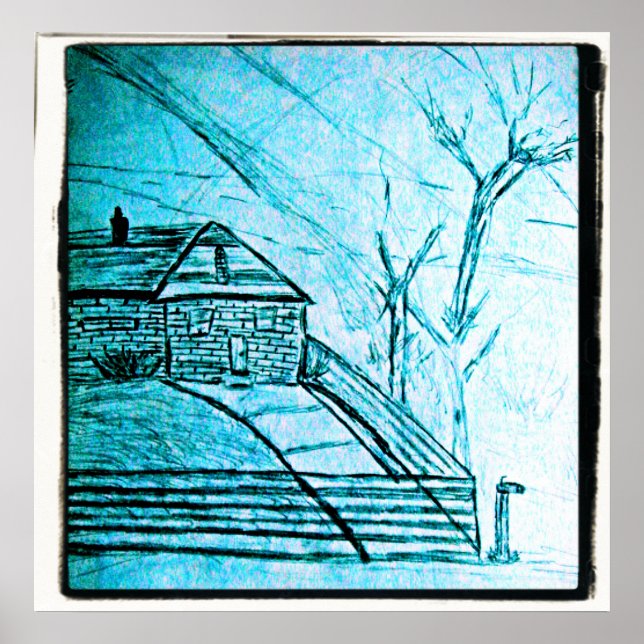 house sketch poster (Front)
