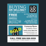 House Sold, Realtor, Estate Agent Advertising Flyer<br><div class="desc">House Sold,  Realtor,  Estate Agent Advertising Flyers By The Business Card Store.</div>
