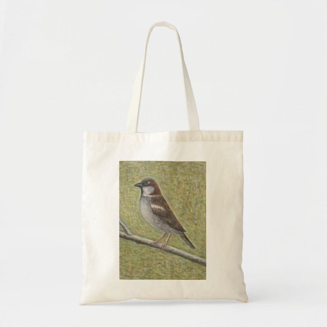 House Sparrow 2008 Tote Bag (Front)
