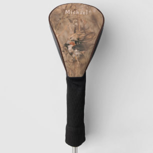 House Sparrow Birds Wildlife Photography With Name Golf Head Cover