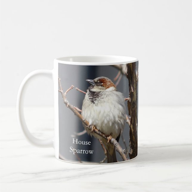 House Sparrow Coffee Mug (Left)