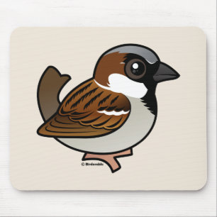 House Sparrow Mouse Pad