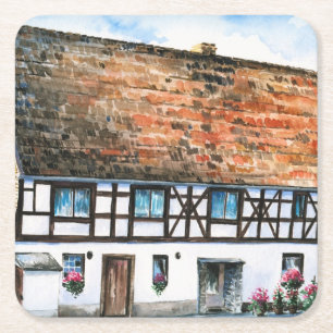 House Square Paper Coaster