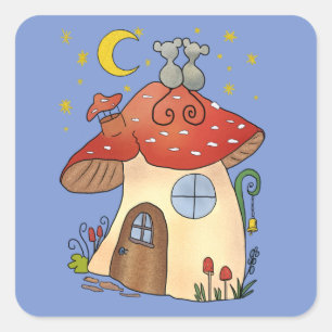 house square sticker