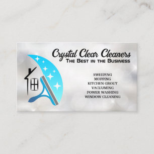 House Squeegee Logo   Sparkle Business Card