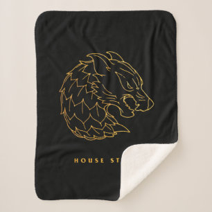 House Stark Icon Sherpa Blanket
