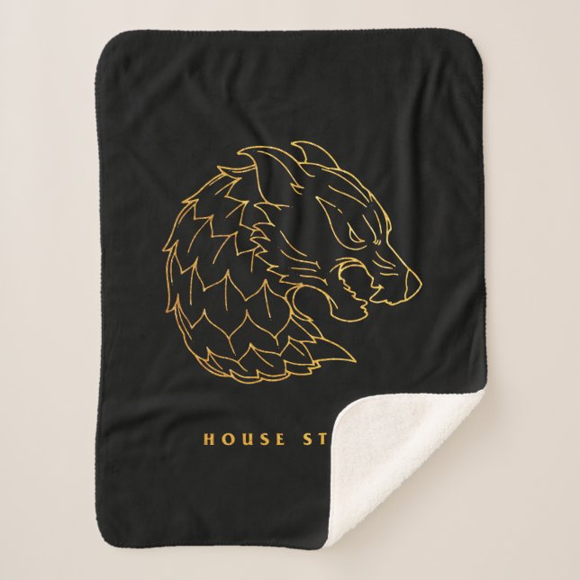 House Stark Icon Sherpa Blanket (Front)