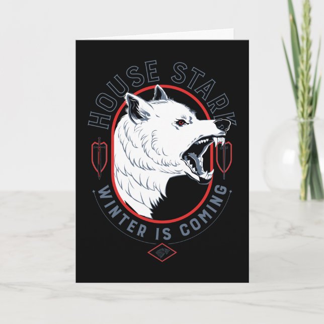 House Stark - Winter Is Coming Card (Front)