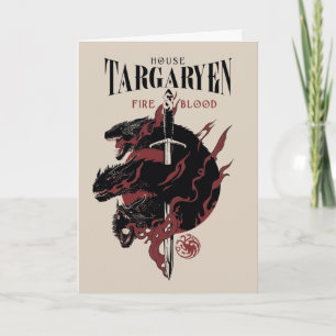 House Targaryen - Fire & Blood Card