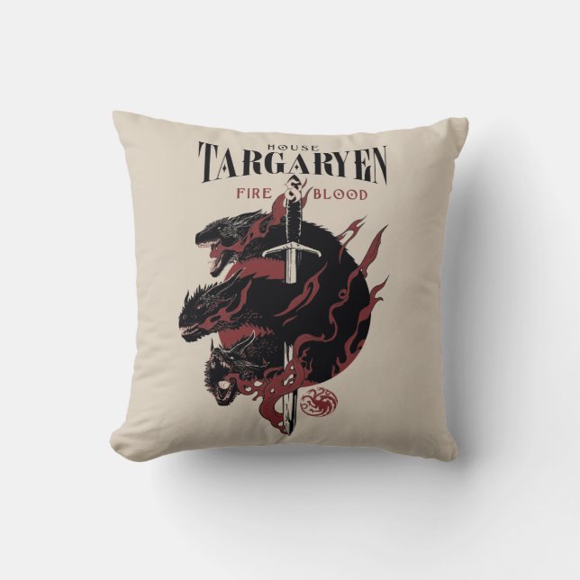 House Targaryen - Fire & Blood Cushion (Front)