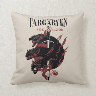 House Targaryen - Fire & Blood Cushion
