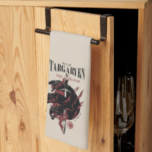 House Targaryen - Fire & Blood Tea Towel