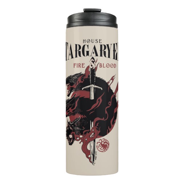 House Targaryen - Fire & Blood Thermal Tumbler (Front)