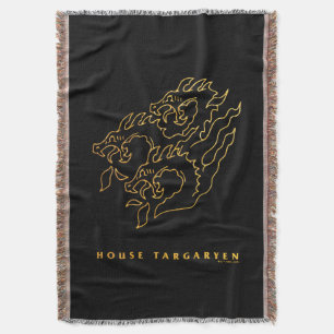 House Targaryen Icon Throw Blanket